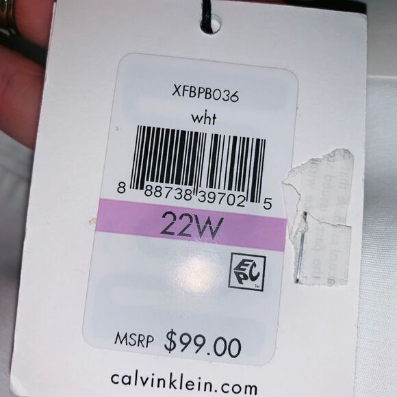 NWT Calvin Klein Dress pants size 22w - Picture 5 of 6